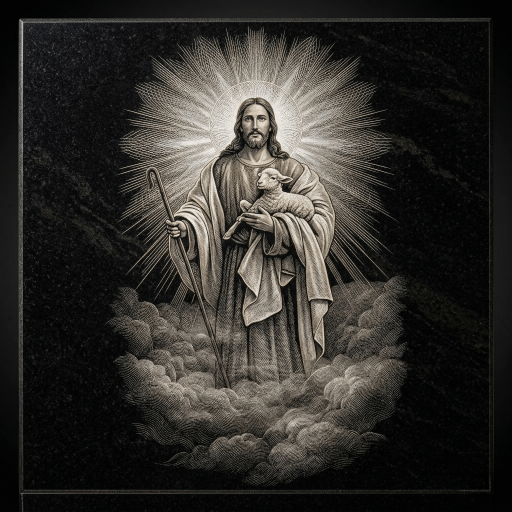Jesus - Laser Etched Ornaments
