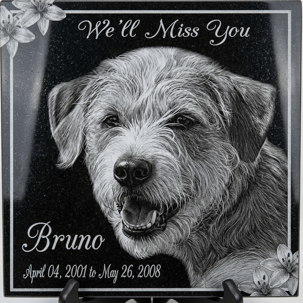 Dog - Laser Etched