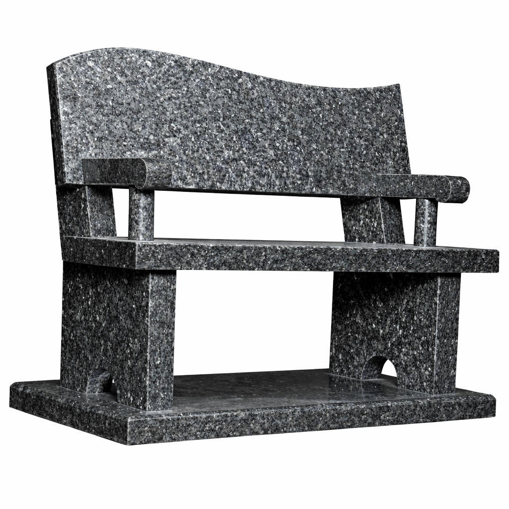 Grey bench